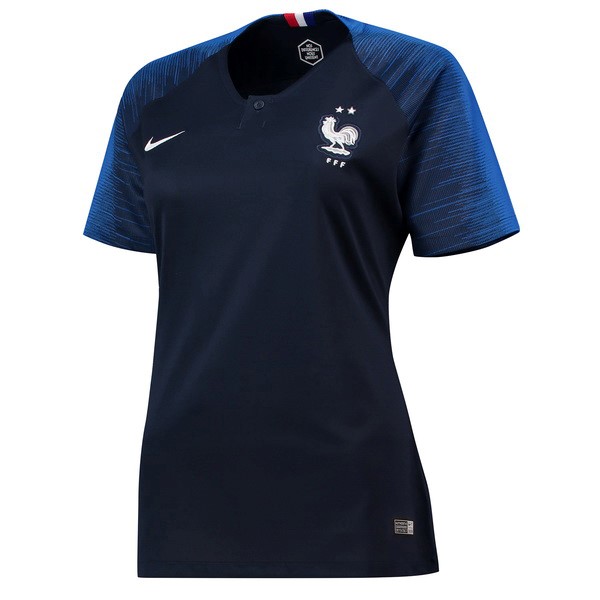 Maillot Football France Domicile Femme 2018 Noir